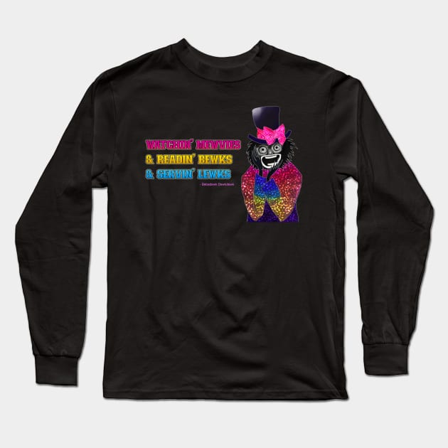 Divination Hollow's Baba Siwadewk Pansexual Pride Horror Tee T-Shirt Long Sleeve T-Shirt by Divination Hollow Reviews